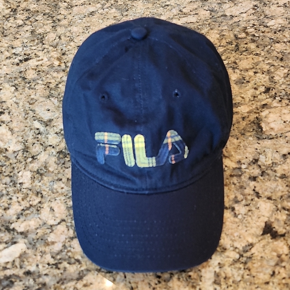 Fila‎ Dark Blue Cap with Multicolor Logo